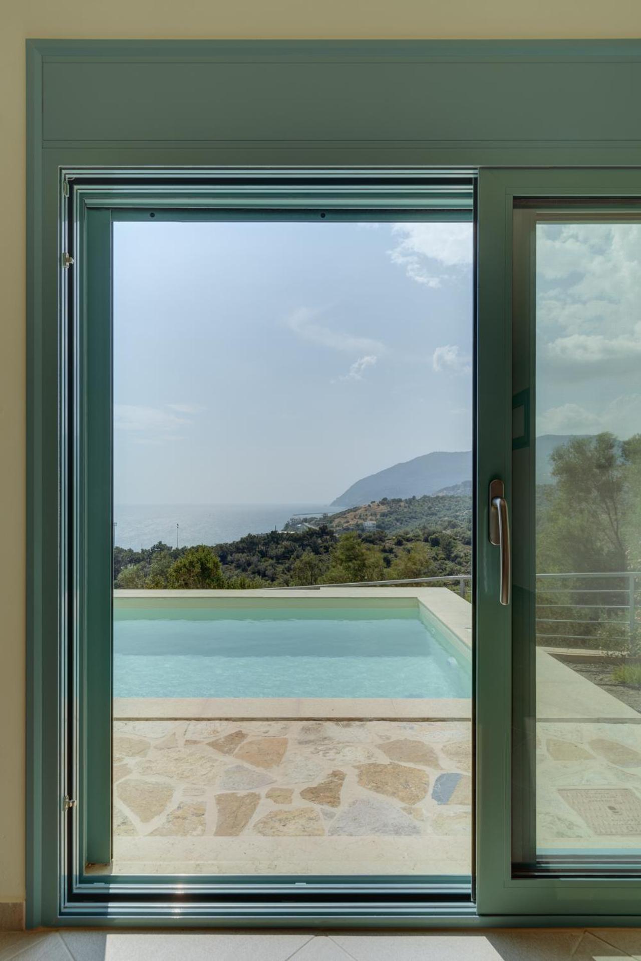 Ouzo Panoramic Houses 1, With Private Pool بلوماريوس المظهر الخارجي الصورة