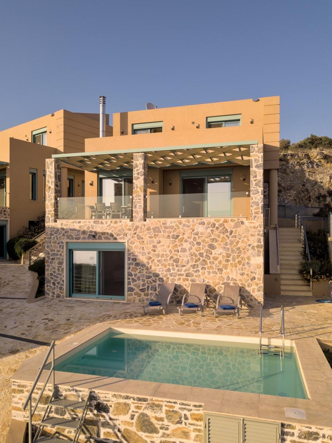 Ouzo Panoramic Houses 1, With Private Pool بلوماريوس المظهر الخارجي الصورة