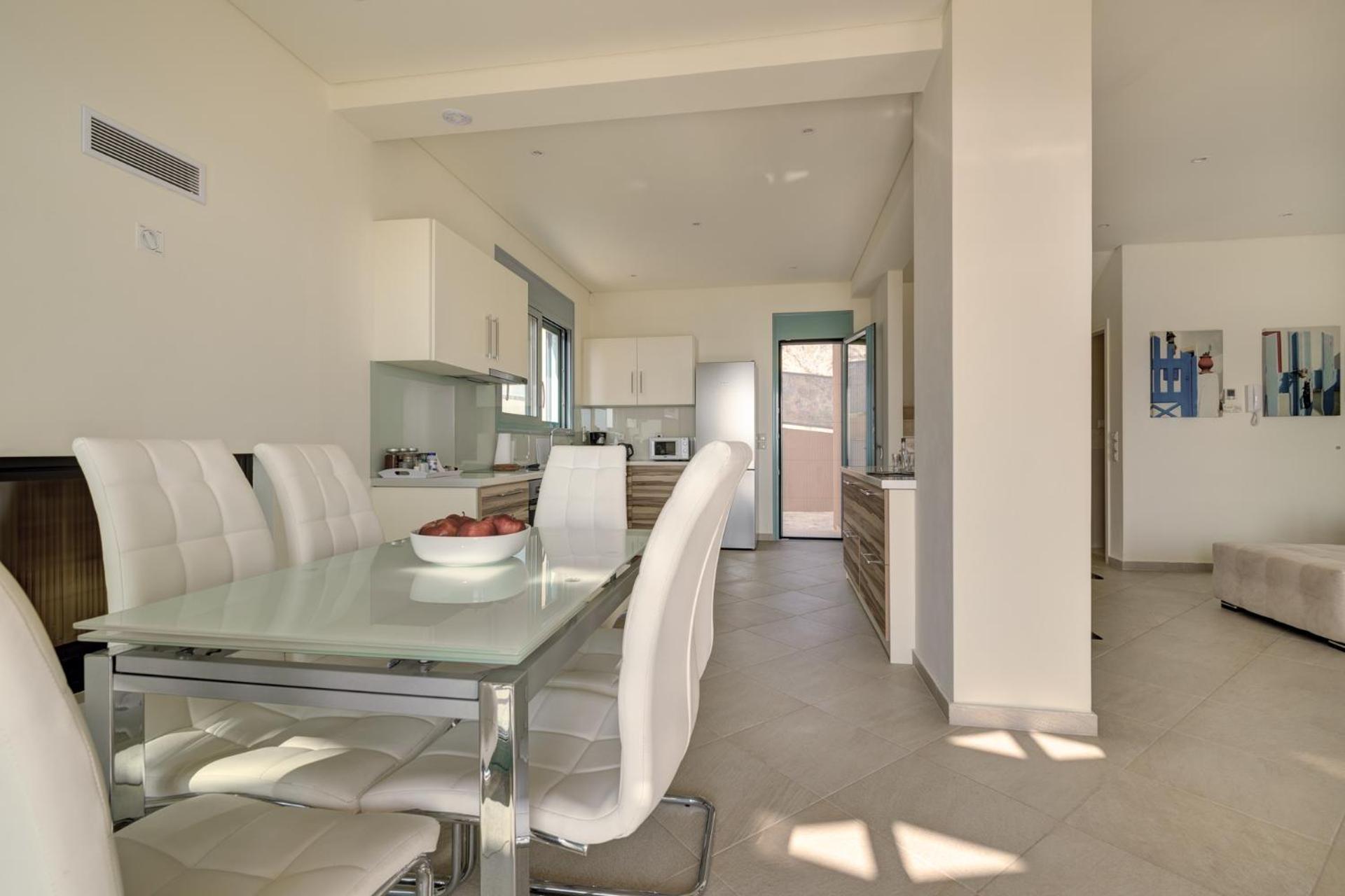 Ouzo Panoramic Houses 1, With Private Pool بلوماريوس الغرفة الصورة